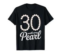 Noces De Perle Trente Ans Mariage Couple Anniversaire Amour T-Shirt