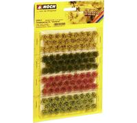 NOCH 0007011 Touffe d'herbe rouge, jaune, vert clair, vert foncé