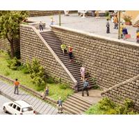 NOCH 0058303 Kit escaliers H0 modèle prêt à l'emploi en mousse rigide