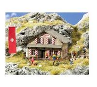 NOCH Maquette bâtiment Restaurant d’altitude « Grand Mythen » kit découpé au laser N1/160 6,3×5,9 cm