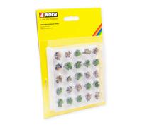 NOCH 06921 Touffes D'Herbe Vert Beige Avec Pierres Gris (Hauteur 6 MM - Pcs 25)