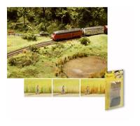 Noch - 07060 - Modélisme Ferroviaire - Assortiment De Roseaux - Vert, Beige, Marron
