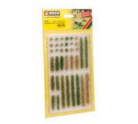 NOCH 07125 Bandes D'Herbe Pz 18 Et Touffes Vert Clair/Foncé Pz 18 Hauteur 6 Mm