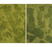 NOCH 07471 Tapis Naturel + : Tapis De Roseaux Vert Moyen (25 X 25 Cm 2 Pièces)