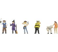 NOCH 1:87, H0 modèle fini, courbe, droit, modèle en plastique, assis, debout