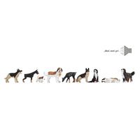 Noch 12852 - Chiens (figurines sonorisées) - HO (1:87)