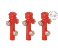 Noch 13750 - Échelle H0 1:87 - Ensemble De 3 Hydrants Urbains De Sol - 3D Minis