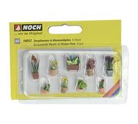 Noch 14012 Assorted Flower Pots #2 9/ H0 Scale Model Kit