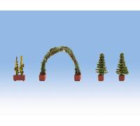 NOCH 14022 Échelle HO Pins En Pot, Arc Ornamental - Places Ou Marchés De Noël