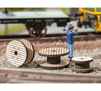 Noch - 14202 - Modélisme Ferroviaire - Éléments De Décoration - Bobines De Câble - 3 Pièces