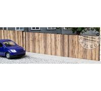 NOCH Mur en planches 14213 – HO (1:87), découpe laser, 37,2 cm – Neuf