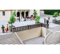 NOCH 14215 Échelle Ho Série Laser Cut : Balustrade (Mesures 22,5 CM X 1,4 CM )