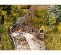 Noch 14227 - H0 1:87 - Kit De Montage De Pavement De Jardin Découpé Au Laser