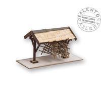 NOCH 14250 - H0 1:87 - Kit De Montage Au Laser Cut D’Un Bâtiment Agricole