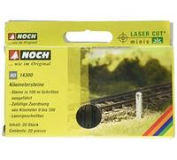 Noch - 14300 - Modélisme Ferroviaire - Bornes Kilométrique - 20 Pièces - Laser-Cut Minis