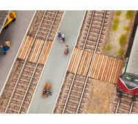 Noch - 14304 - Modélisme Ferroviaire - Passage De Voies - 11,8 X 4,0 Cm - Laser-Cut Minis