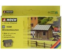 Noch - 14308 - Modélisme Ferroviaire - Cabane De Bord De Voie - Laser-Cut - 6,1 X 4,5 X 5,7 Cm