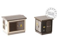 NOCH 14314 - Échelle H0 1:87 - Ensemble De 2 Stations Électriques En Kit De Le
