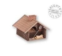 Noch 14335 - H0 1:87 - Four À Bois De Campagne - En Kit De Montage Laser