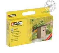 NOCH 14359 Lot 2 Abri Pour Toilettes Bain 1,8 x 2,0 Cm Échelle 1:87