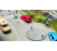 Noch 14388 - Set d'îlots routiers (terre-plein, rond-point) - HO (1:87)
