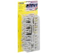 Noch Figurines H0 14985 non peintes assises et debout – 72 pièces (1:87)