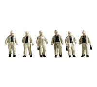 Noch Figurines 15042 – Mineurs pour modélisme ferroviaire – Lot de 6