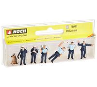 Noch Figurines de modélisme ferroviaire 15091 – Agents de police, 6 figurines + accessoires