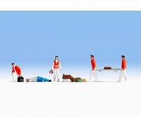 NOCH 15094 Échelle Ho Paramédicale (Pièces 4) Et Due Patient Avec Civière