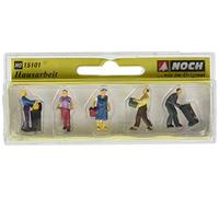 Noch - 15101 - Modélisme Ferroviaire - Travaux Domestiques - 5 Figurines + Accessoires