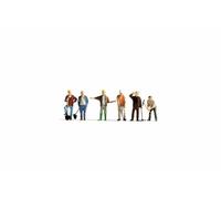 Noch Figurines H0 – Ouvriers du bâtiment (15110) – 6 figurines