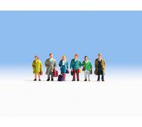 NOCH 15220 Échelle Ho Personnes à La Station Avec Valises Pièces 6