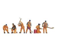 Noch – Figurines H0 – 15276 Équipe de poseurs de voies – peint, debout, clinquant