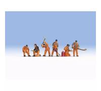 Noch – Figurines H0 – 15276 Équipe de poseurs de voies – peint, debout, clinquant