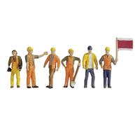 Noch Ouvriers de voies 15277 – H0 (1:87) peint debout – Taille Unique