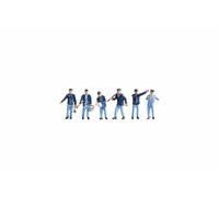 Figurines conducteur de locomotive et agents de manœuvre voie NOCH H0 15282