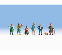 NOCH 15470 Échelle HO Personnes Au Marché Hebdomadaire (Pz 6).