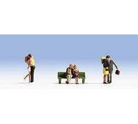 Noch - 15510 - Modélisme Ferroviaire - Figurine - 6 Couples d'amoureux + Banc