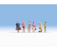 NOCH 15518 Échelle HO Personnes Avec Des Sacs De Courses Pz. 6