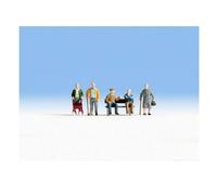 Noch - 15551 - Modélisme Ferroviaire - Personnes Âgées - 5 Figurines avec Banc