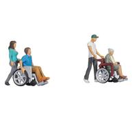 Noch 15552 - Personnes en fauteuil roulant - HO (1:87)