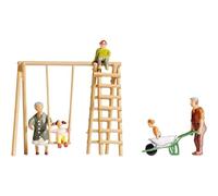 Figurines grands-parents et petits enfants H0