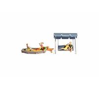 Noch Figurines modélisme ferroviaire 15590 Parents et enfants H0 – 5 figurines avec accessoires