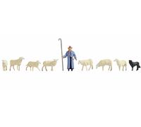 Noch 15748 - Mouton Chien Et Berger - Ensemble Un 1/87th = Ho / Jauge D'Oo 2nd