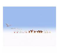 NOCH 15772 Hühner und Gänse