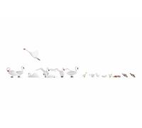 Noch Figurines 15774 - Cygnes et canards, 16 pièces - Échelle HO (1:87)