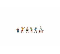 Noch – Figurines de modélisme ferroviaire 15815 – Enfants – 6 figurines