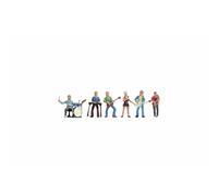 Noch – Figurines modélisme ferroviaire 15839 – Orchestre, 6 figurines peintes + accessoires H0