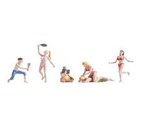Noch - 15842 - Modélisme Ferroviaire - Baigneurs - 6 Figurines, petit, Blanc