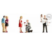 Noch 15861 Personnages : 3 Paires D'Amoureux Fiancés Et Époux En Échelle 1:87 H0